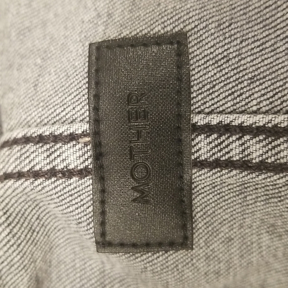 💕MOTHER💕 Half Spring Take-Off Ankle Jumpsuit Stitching in The Dark Gray Small - Picture 16 of 17